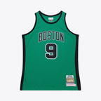Johmsee B.Celtics #9 Rajon Rondo Mitchell & Ness Kelly Green 2007-08 Hardwood Classics Authentic Jerseys