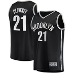Johmsee B.Nets #21 Noah Clowney Black Fast Break Replica Jerseys - Icon Edition
