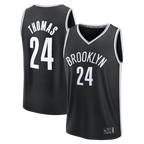 Johmsee B.Nets #24 Cam Thomas Black Fast Break Replica Jerseys - Icon Edition