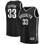 Johmsee B.Nets #33 Nicolas Claxton  Black Fast Break Replica Jerseys - Icon Edition