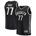 Johmsee B.Nets #77 Ben Saraf  Black Fast Break Replica Jerseys - Icon Edition