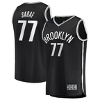 Johmsee B.Nets #77 Ben Saraf  Black Fast Break Replica Jerseys - Icon Edition