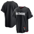 Johmsee B.Orioles Black City Connect Home Game Blank Player Stitched Jerseys