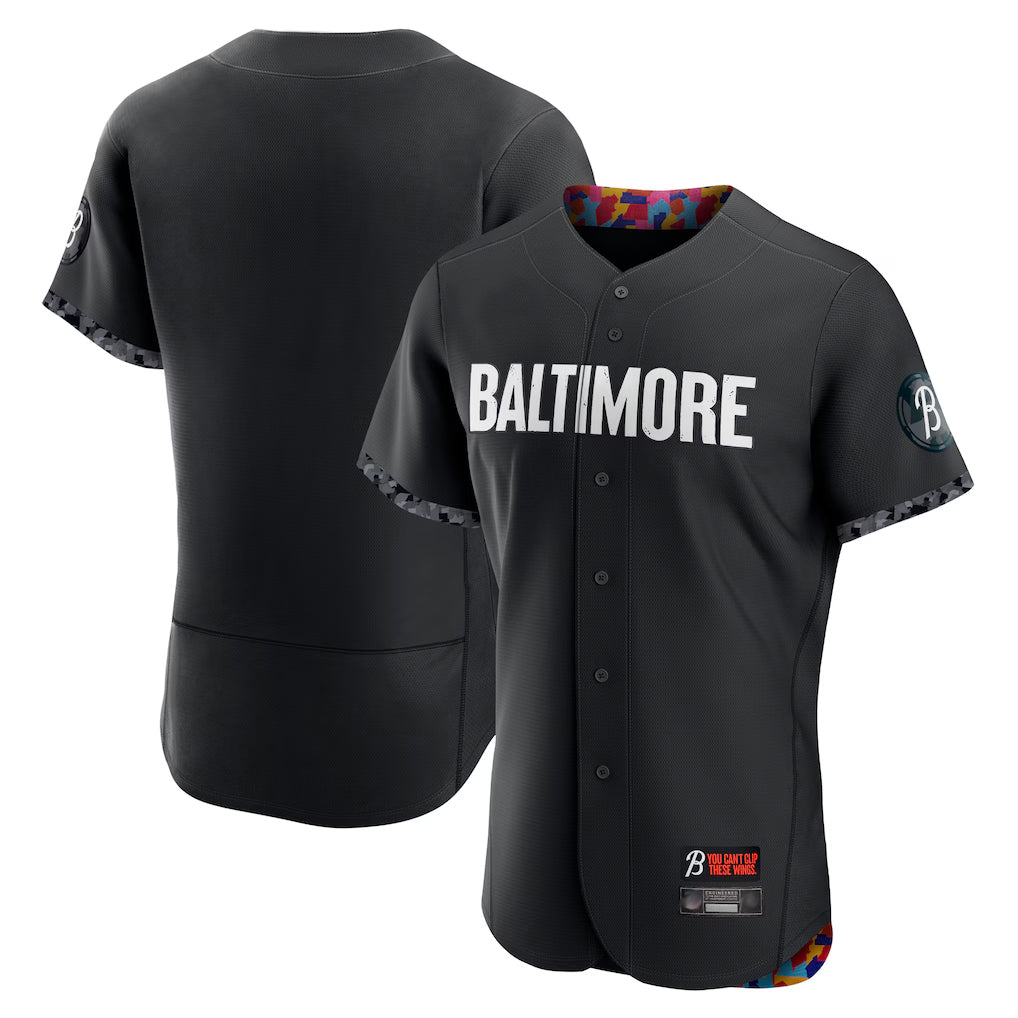 Johmsee B.Orioles Black City Connect Limited Elite Home Blank Player Stitched Jerseys