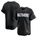 Johmsee B.Orioles Black City Connect Limited Home Game Blank Player Stitched Jerseys