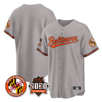Johmsee B.Orioles Gray 30th Anniversary of 2131 Home Game Blank Player Stitched Jerseys