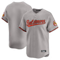 Johmsee B.Orioles Gray Limited Home Game Blank Player Stitched Jerseys