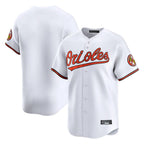 Johmsee B.Orioles White Limited Home Game Blank Player Stitched Jerseys