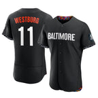 Johmsee B.Orioles #11 Jordan Westburg Player Black City Connect Limited Elite Home Game Stitched Jerseys
