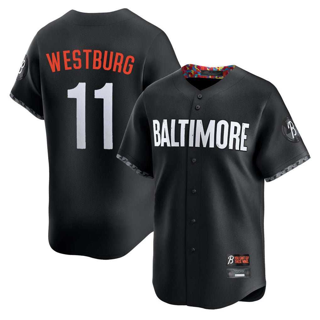 Johmsee B.Orioles #11 Jordan Westburg Player Black City Connect Limited Home Game Stitched Jerseys