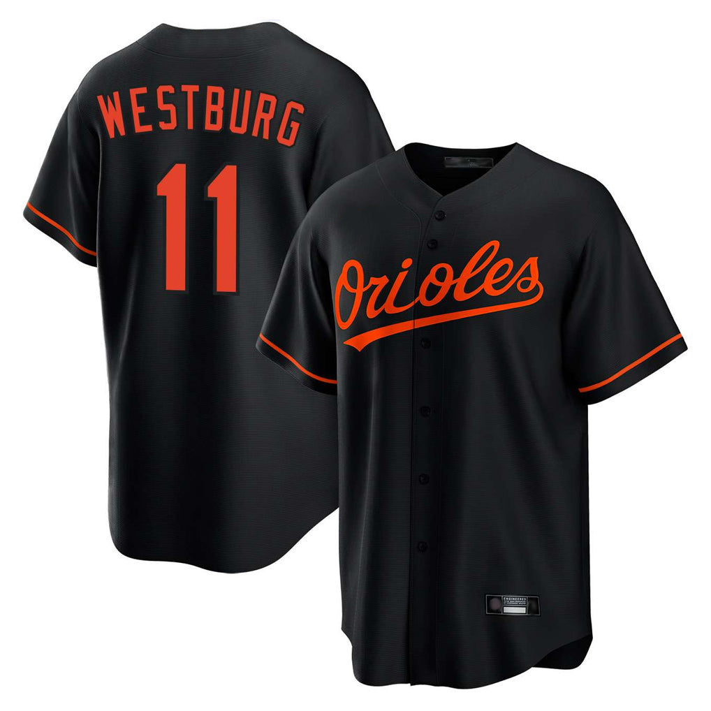 Johmsee B.Orioles #11 Jordan Westburg Player Black Home Game Stitched Jerseys