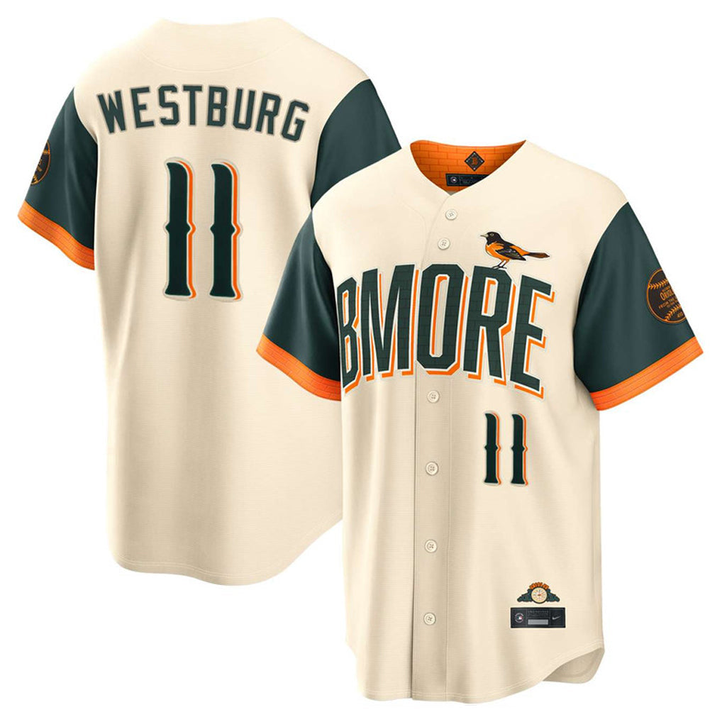 Johmsee B.Orioles #11 Jordan Westburg Player Cream 2026 City Connect Home Game Stitched Jerseys