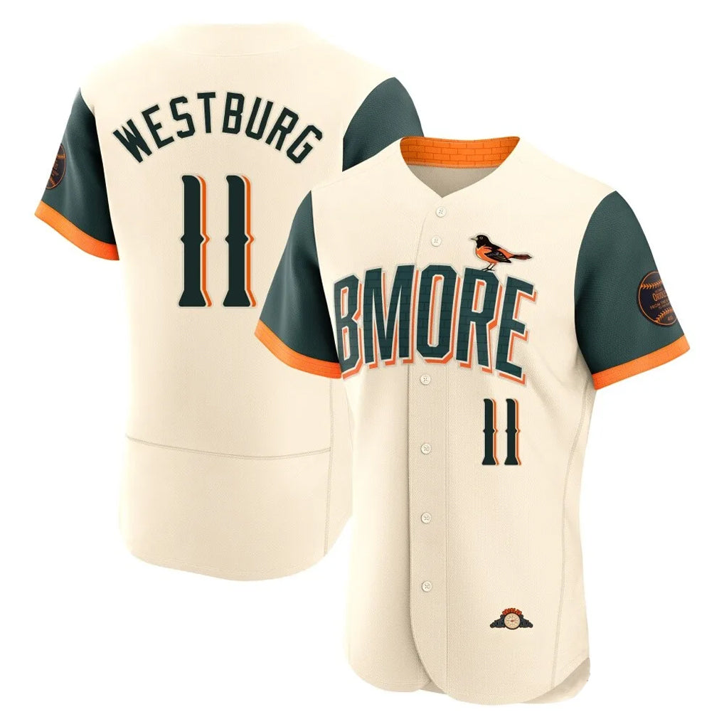 Johmsee B.Orioles #11 Jordan Westburg Player Cream 2026 City Connect Limited Elite Home Game Stitched Jerseys