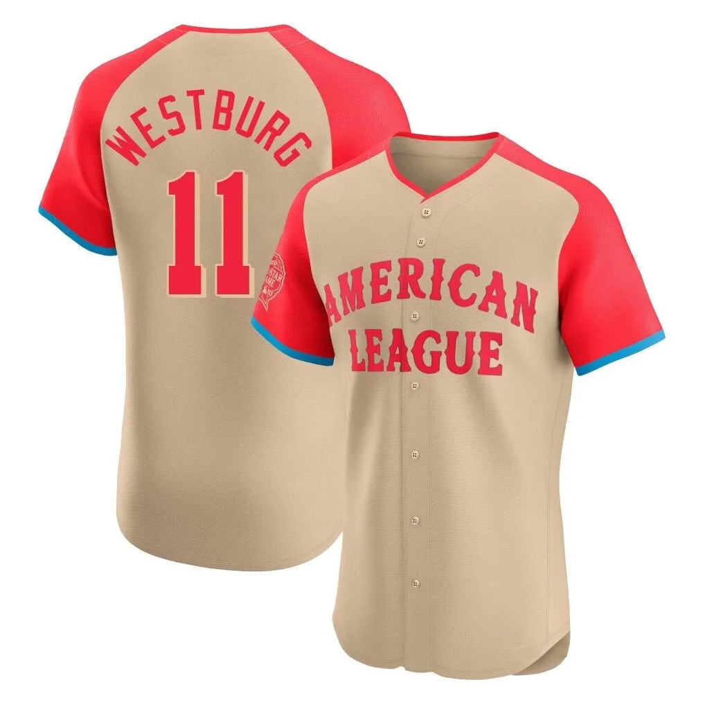 Johmsee B.Orioles #11 Jordan Westburg Player Cream American League All-Star Limited Elite Home Game Stitched Jerseys