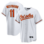 Johmsee B.Orioles #11 Jordan Westburg Player White Home Game Stitched Jerseys