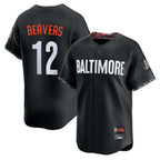 Johmsee B.Orioles #12 Dylan Beavers Player Black City Connect Limited Home Game Stitched Jerseys