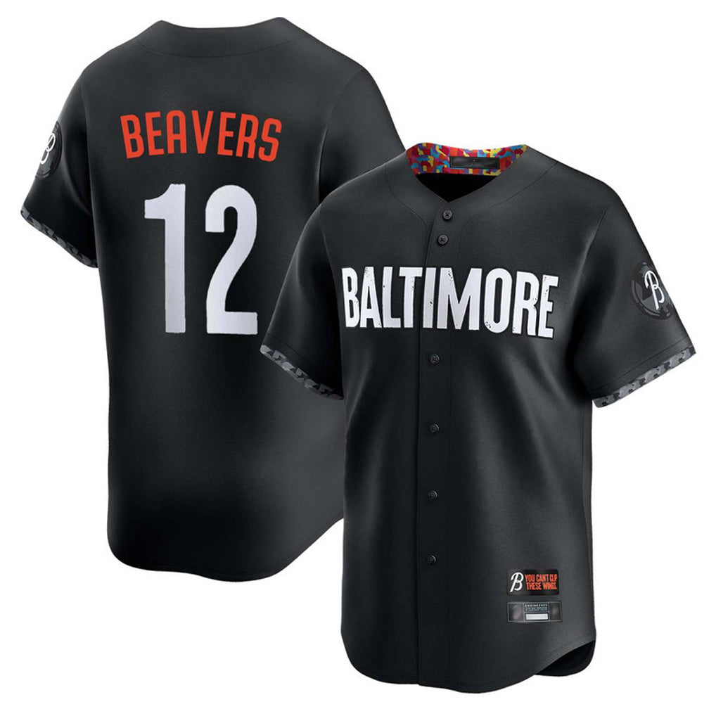 Johmsee B.Orioles #12 Dylan Beavers Player Black City Connect Limited Home Game Stitched Jerseys