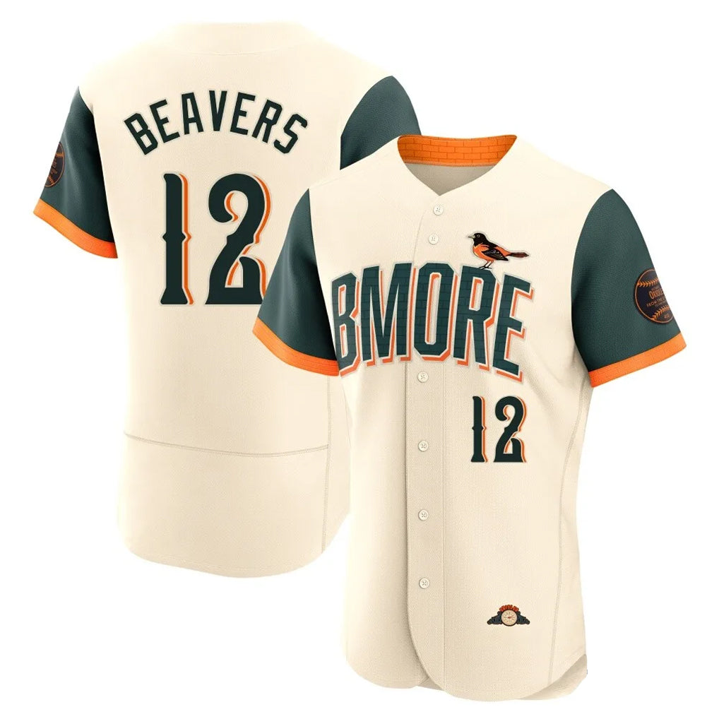 Johmsee B.Orioles #12 Dylan Beavers Player Cream 2026 City Connect Limited Elite Home Game Stitched Jerseys