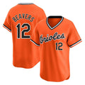 Johmsee B.Orioles #12 Dylan Beavers Player Orange T-shirt Limited Home Game Stitched Jerseys