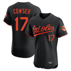 Johmsee B.Orioles #17 Colton Cowser Player Black Limited Elite Home Game Stitched Jerseys