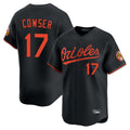 Johmsee B.Orioles #17 Colton Cowser Player Black Limited Home Game Stitched Jerseys