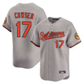 Johmsee B.Orioles #17 Colton Cowser Player Gray Limited Home Game Stitched Jerseys