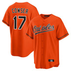 Johmsee B.Orioles #17 Colton Cowser Player Orange Home Game Stitched Jerseys