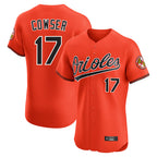 Johmsee B.Orioles #17 Colton Cowser Player Orange Limited Elite Home Game Stitched Jerseys