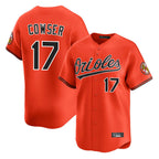 Johmsee B.Orioles #17 Colton Cowser Player Orange Limited Home Game Stitched Jerseys