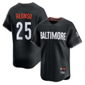 Johmsee B.Orioles #25 Pete Alonso Player Black City Connect Limited Home Game Stitched Jerseys