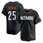 Johmsee B.Orioles #25 Pete Alonso Player Black City Connect Limited Home Game Stitched Jerseys