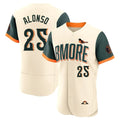 Johmsee B.Orioles #25 Pete Alonso Player Cream 2026 City Connect Limited Elite Home Game Stitched Jerseys