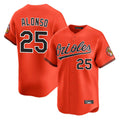 Johmsee B.Orioles #25 Pete Alonso Player Orange Limited Home Game Stitched Jerseys