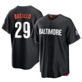 Johmsee B.Orioles #29 Samuel Basallo Player Black City Connect Home Game Stitched Jerseys