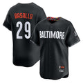 Johmsee B.Orioles #29 Samuel Basallo Player Black City Connect Limited Home Game Stitched Jerseys