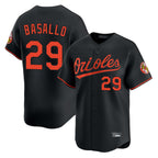 Johmsee B.Orioles #29 Samuel Basallo Player Black Limited Home Game Stitched Jerseys