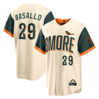 Johmsee B.Orioles #29 Samuel Basallo Player Cream 2026 City Connect Home Game Stitched Jerseys