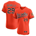 Johmsee B.Orioles #29 Samuel Basallo Player Orange Limited Elite Home Game Stitched Jerseys