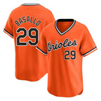 Johmsee B.Orioles #29 Samuel Basallo Player Orange T-shirt Limited Home Game Stitched Jerseys