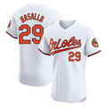 Johmsee B.Orioles #29 Samuel Basallo Player White Limited Elite Home Game Stitched Jerseys