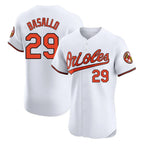 Johmsee B.Orioles #29 Samuel Basallo Player White Limited Elite Home Game Stitched Jerseys
