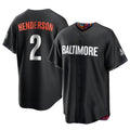 Johmsee B.Orioles #2 Gunnar Henderson Player Black City Connect Home Game Stitched Jerseys