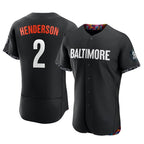 Johmsee B.Orioles #2 Gunnar Henderson Player Black City Connect Limited Elite Home Game Stitched Jerseys