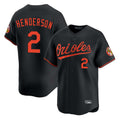 Johmsee B.Orioles #2 Gunnar Henderson Player Black Limited Home Game Stitched Jerseys