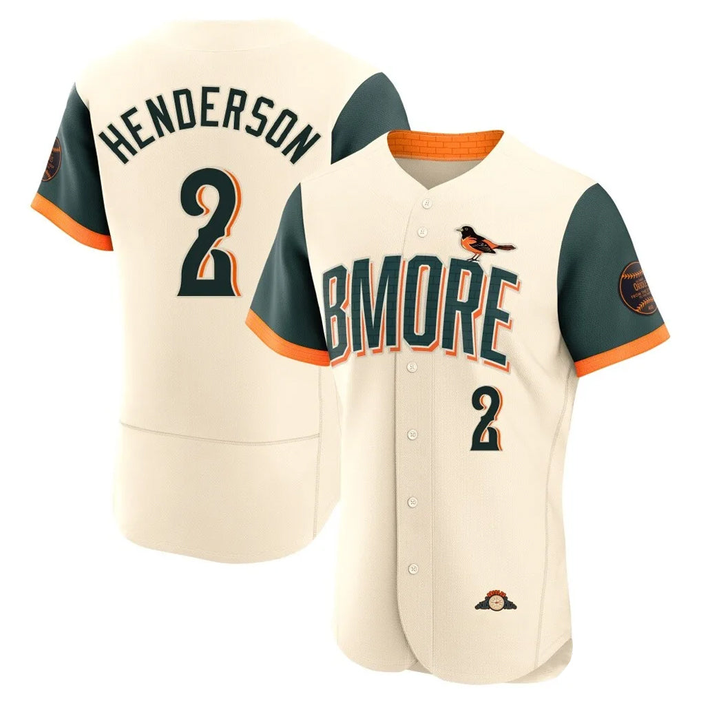 Johmsee B.Orioles #2 Gunnar Henderson Player Cream 2026 City Connect Limited Elite Home Game Stitched Jerseys