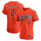 Johmsee B.Orioles #2 Gunnar Henderson Player Orange Limited Elite Home Game Stitched Jerseys
