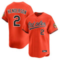 Johmsee B.Orioles #2 Gunnar Henderson Player Orange Limited Home Game Stitched Jerseys