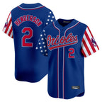 Johmsee B.Orioles #2 Gunnar Henderson Player Royal Independence Day Vapor Premier Limited Home Game Stitched Jerseys