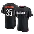 Johmsee B.Orioles #35 Adley Rutschman Black City Connect Limited Elite Home Game Stitched Jerseys