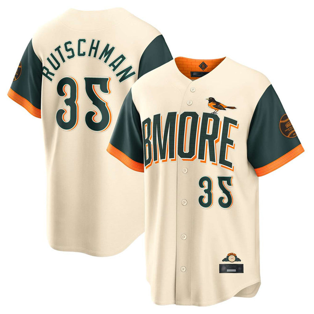 Johmsee B.Orioles #35 Adley Rutschman Cream 2026 City Connect Home Game Stitched Jerseys
